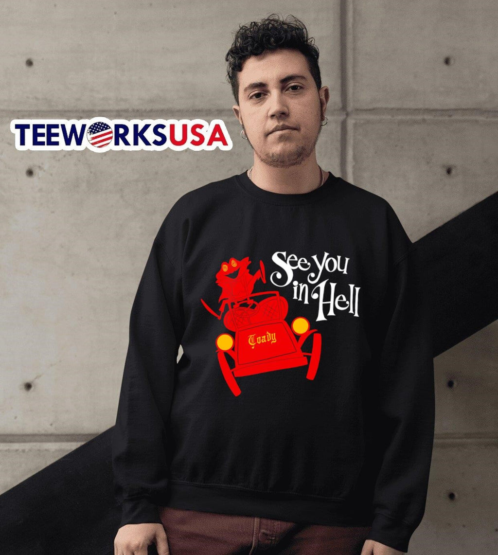 Mr. Toad's Wild see you in hell - Adult & Kids T-Shirts, Sweatshirts & Hoodies apparel design preview 3