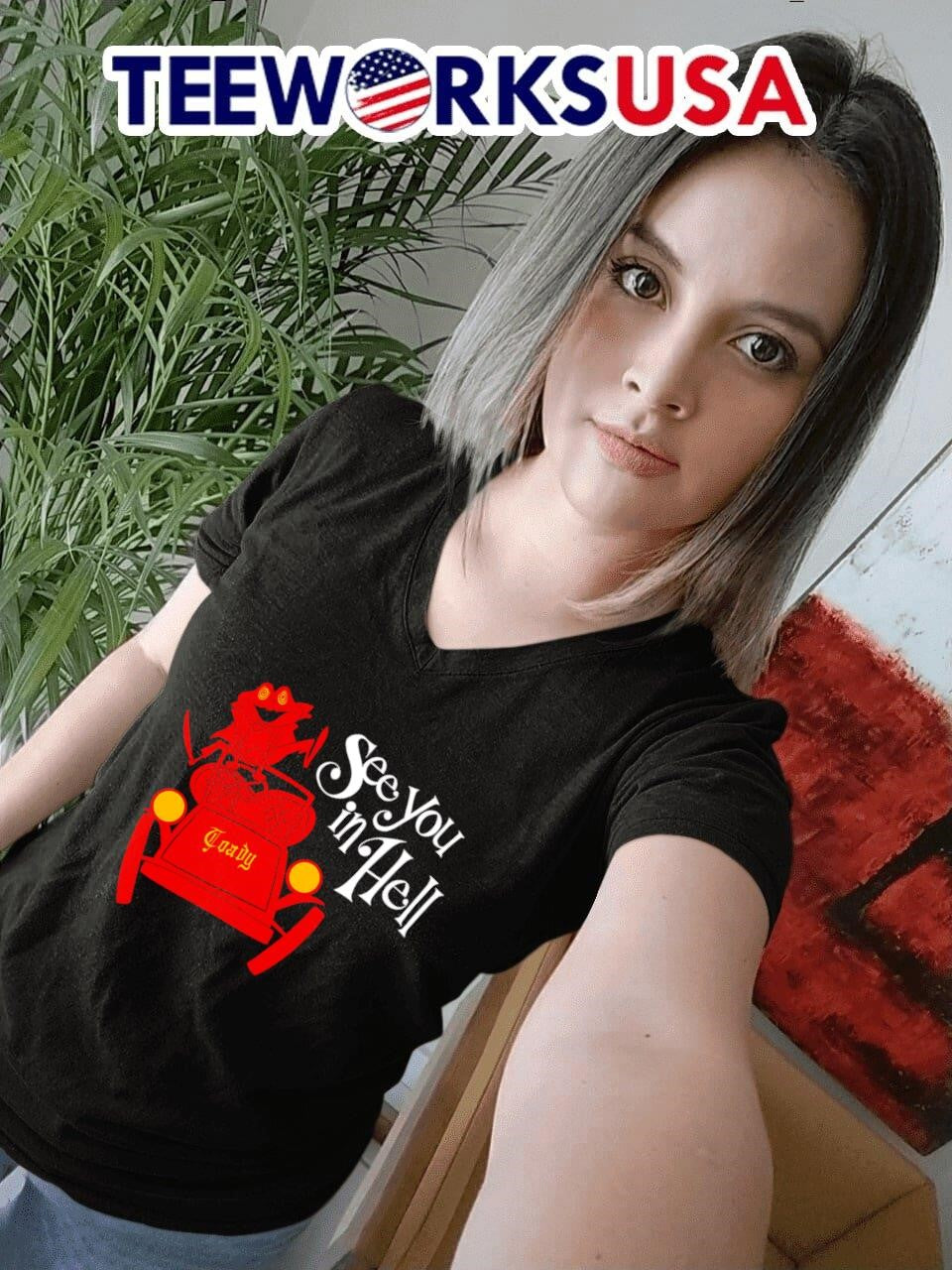 Mr. Toad's Wild see you in hell - Adult & Kids T-Shirts, Sweatshirts & Hoodies apparel design preview 4