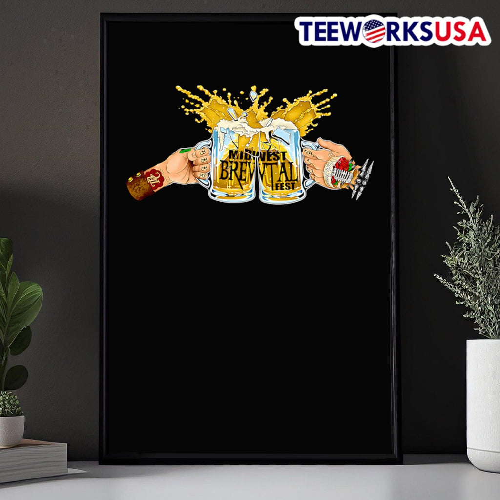 Mugs Midwest Brewtal Fest - Adult & Kids T-Shirts, Sweatshirts & Hoodies apparel design preview 5