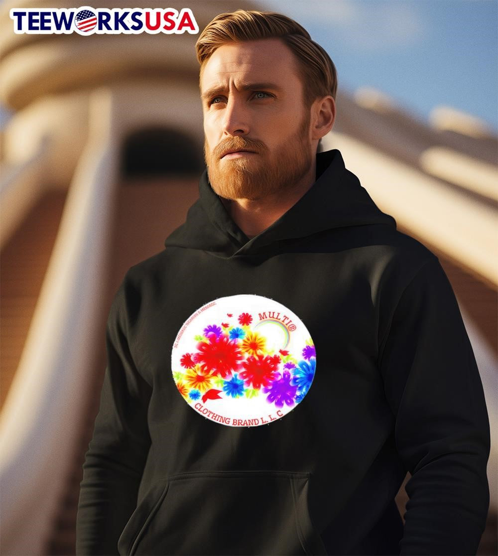 Multi Clothing Brand LLC Flowers - Adult & Kids T-Shirts, Sweatshirts & Hoodies apparel design preview 2