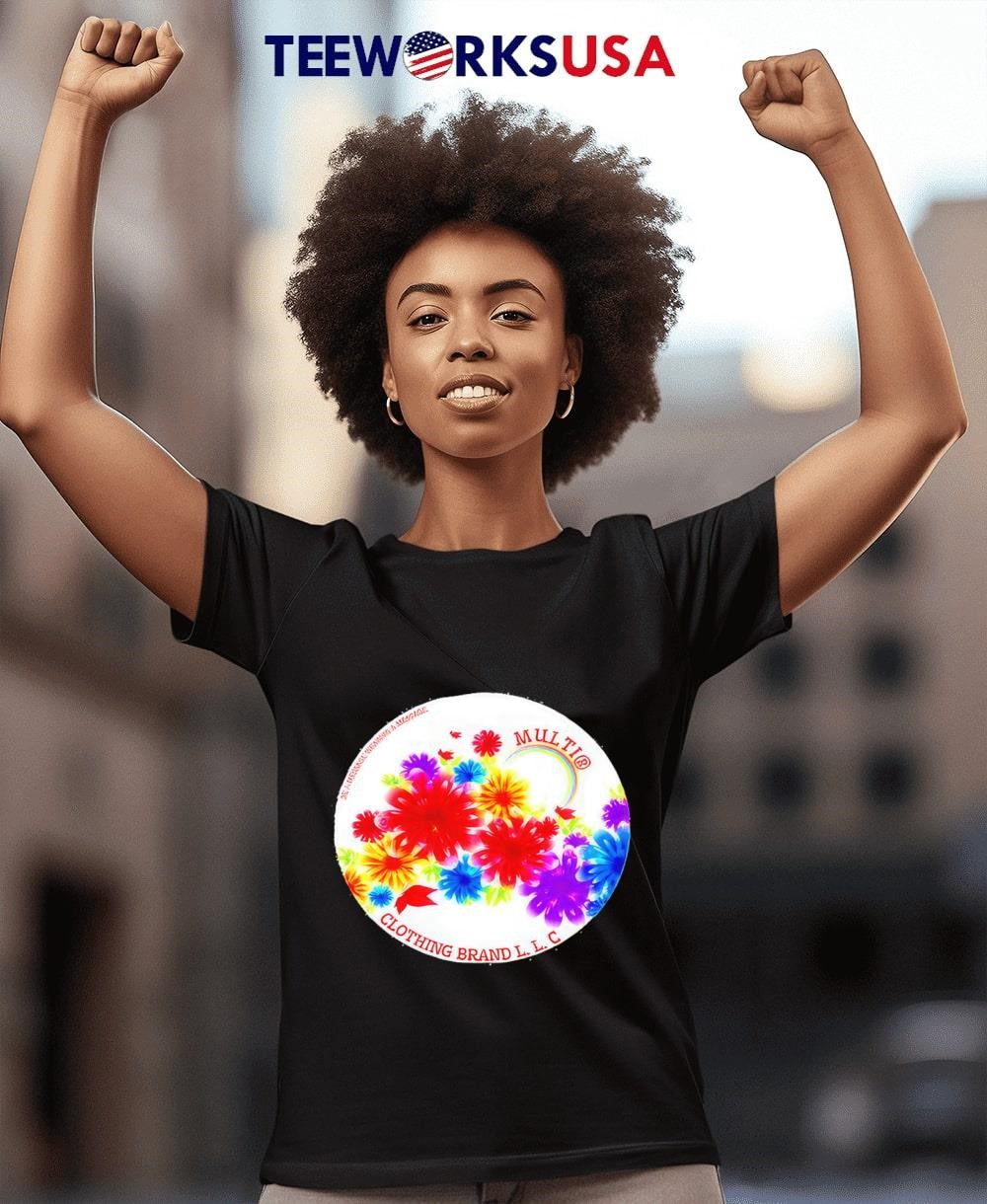 Multi Clothing Brand LLC Flowers - Adult & Kids T-Shirts, Sweatshirts & Hoodies apparel design preview 4