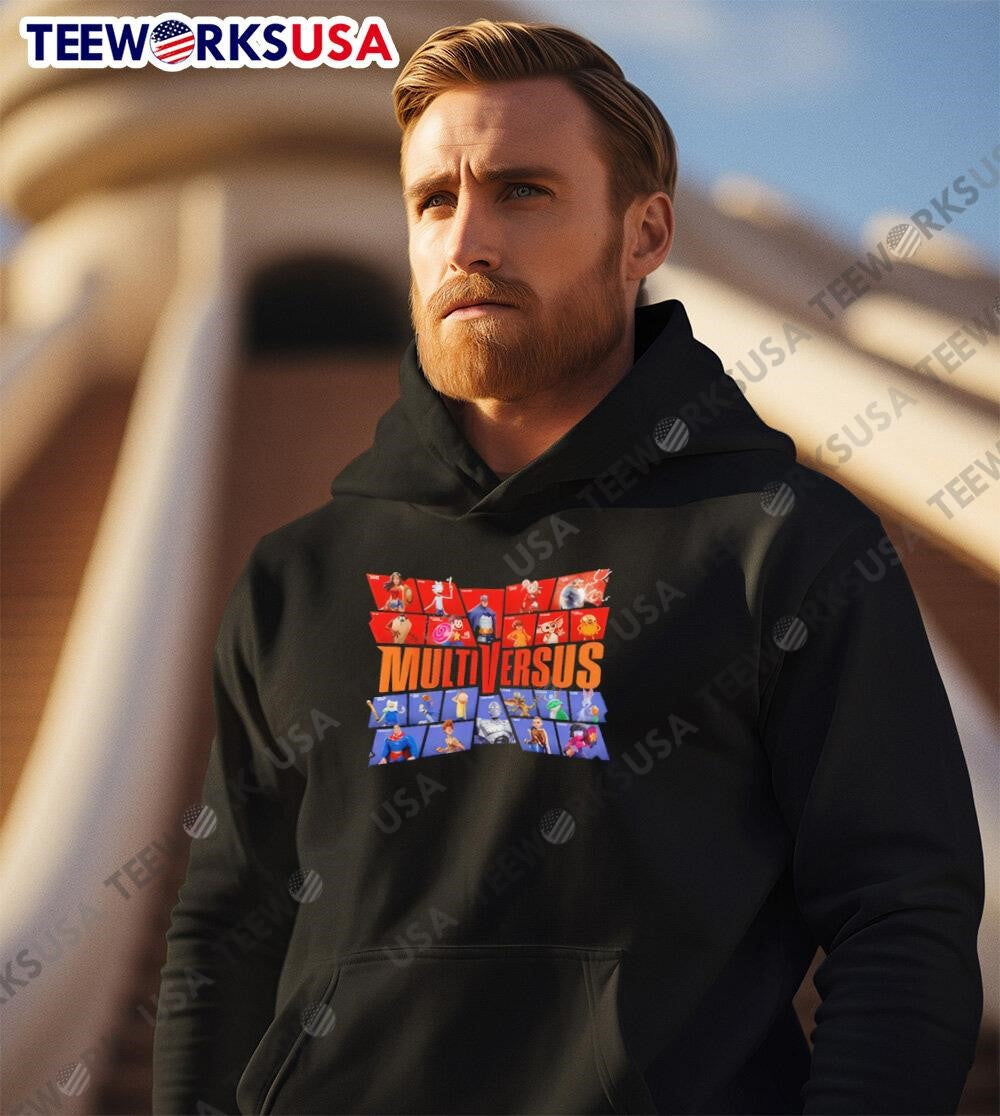 Multiversus characters retro - Adult & Kids T-Shirts, Sweatshirts & Hoodies apparel design preview 2