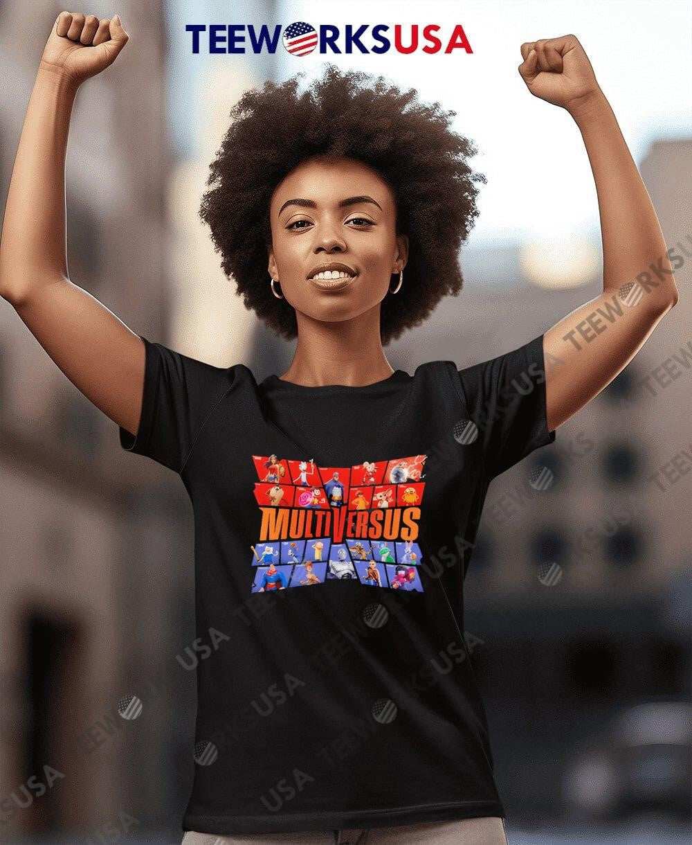 Multiversus characters retro - Adult & Kids T-Shirts, Sweatshirts & Hoodies apparel design preview 4
