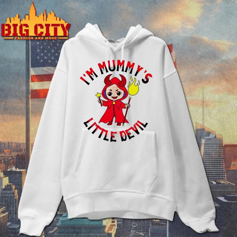 Mummys Little Devil - Adult & Kids T-Shirts, Sweatshirts & Hoodies apparel design preview 2