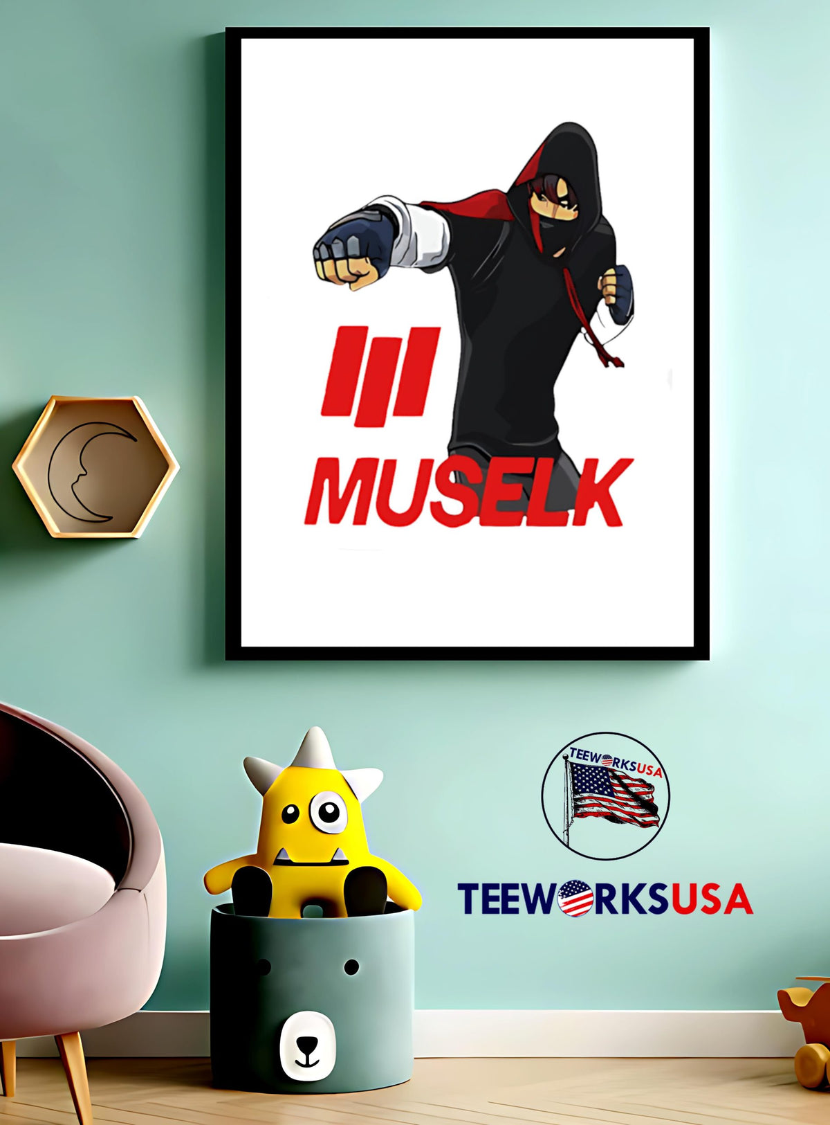 Muselk Merch classic - Adult & Kids T-Shirts, Sweatshirts & Hoodies apparel design preview 4