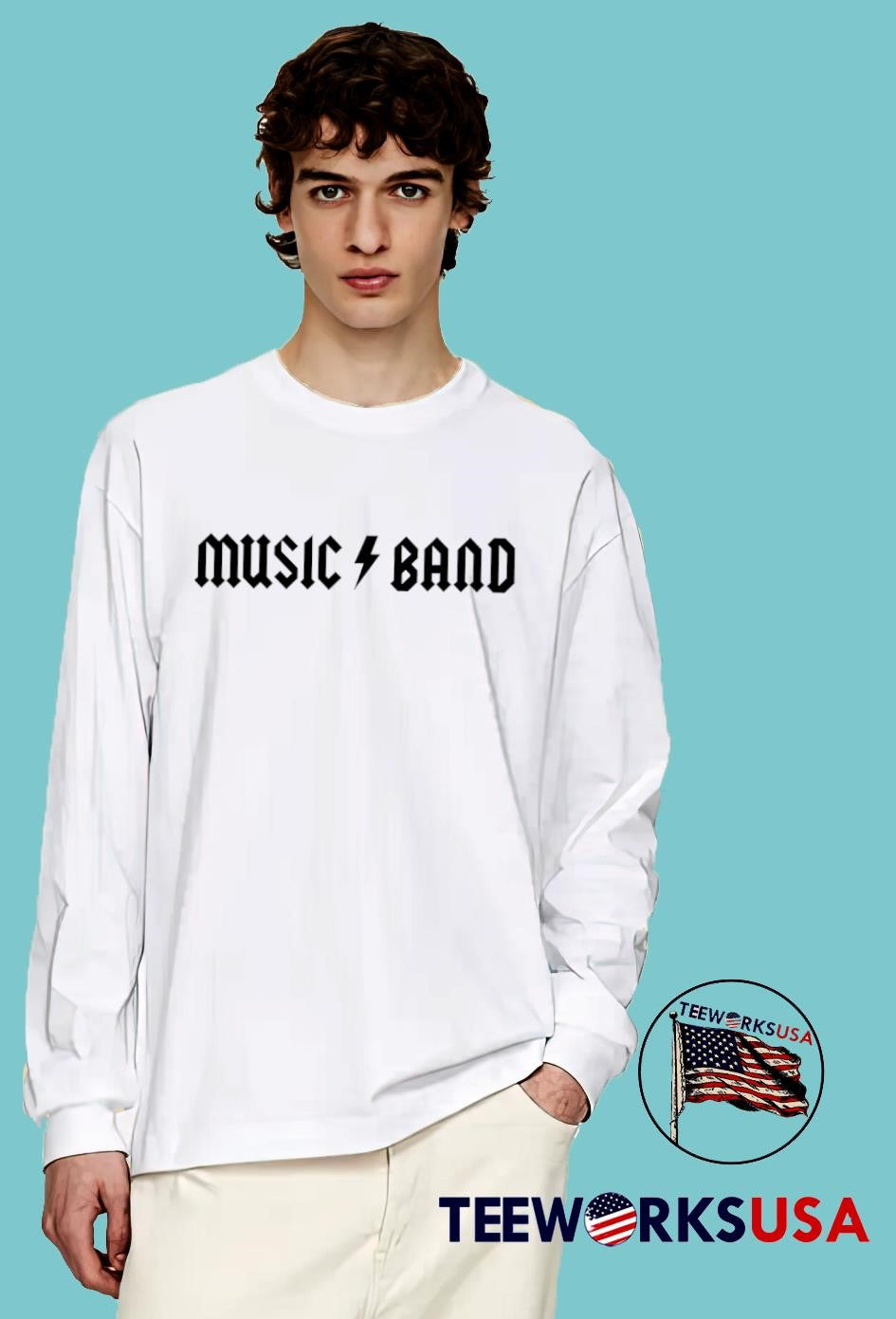 Music Band lightning - Adult & Kids T-Shirts, Sweatshirts & Hoodies apparel design preview 4