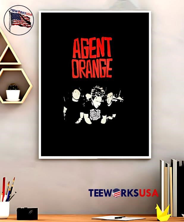 Music band agent orange - Adult & Kids T-Shirts, Sweatshirts & Hoodies apparel design preview 5