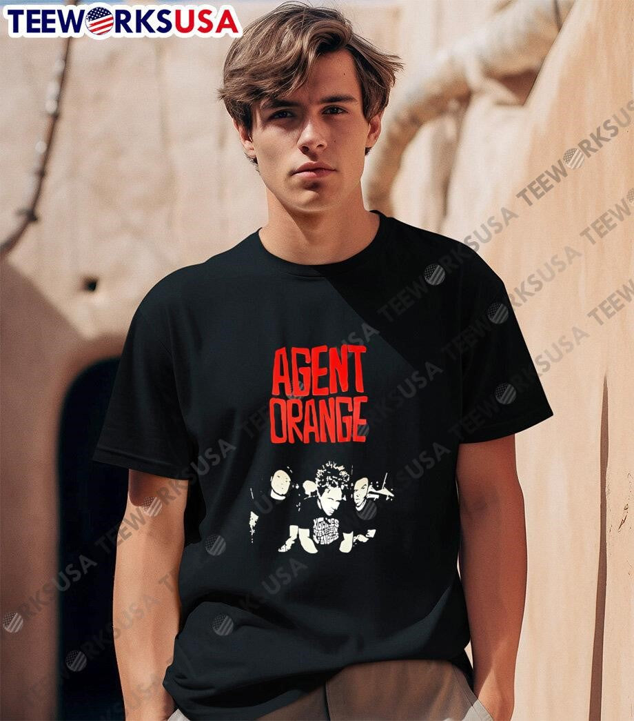 Music band agent orange - Adult & Kids T-Shirts, Sweatshirts & Hoodies apparel design preview 1