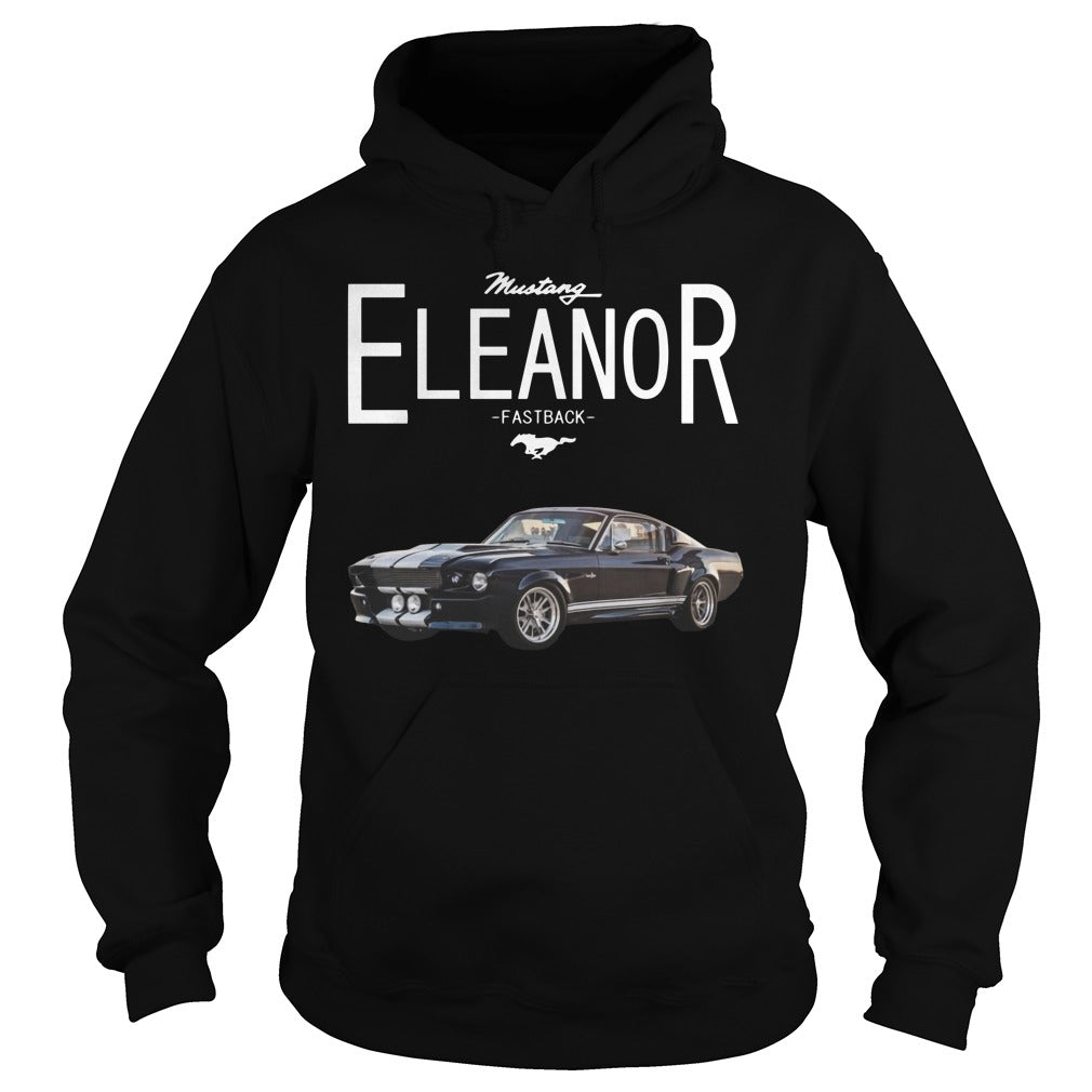 Mustang Eleanor Fastback - Adult & Kids T-Shirts, Sweatshirts & Hoodies apparel design preview 4