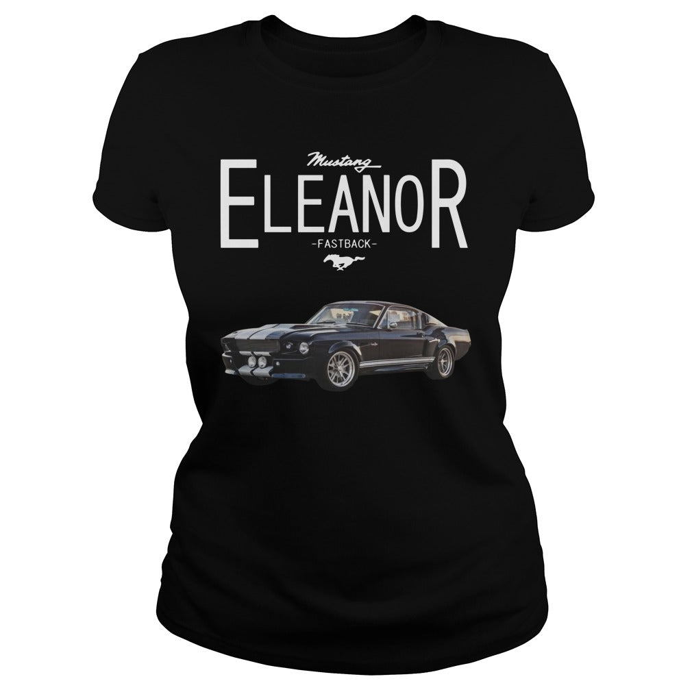 Mustang Eleanor Fastback - Adult & Kids T-Shirts, Sweatshirts & Hoodies apparel design preview 2