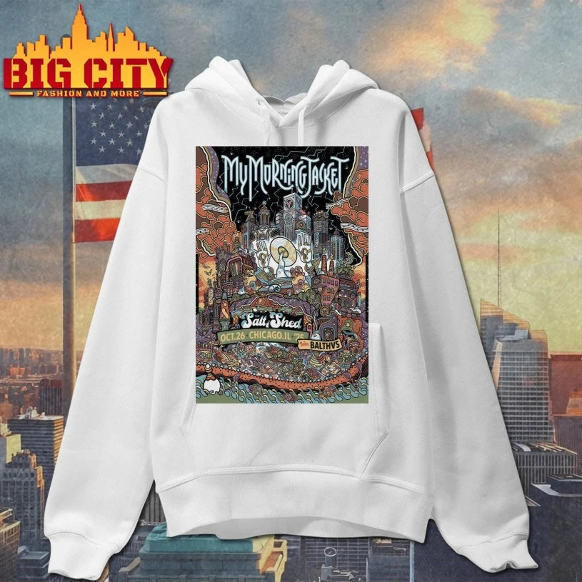 My Morning Jacket The Salt Shed In Chicago IL Oct 26 - Adult & Kids T-Shirts, Sweatshirts & Hoodies apparel design preview 2
