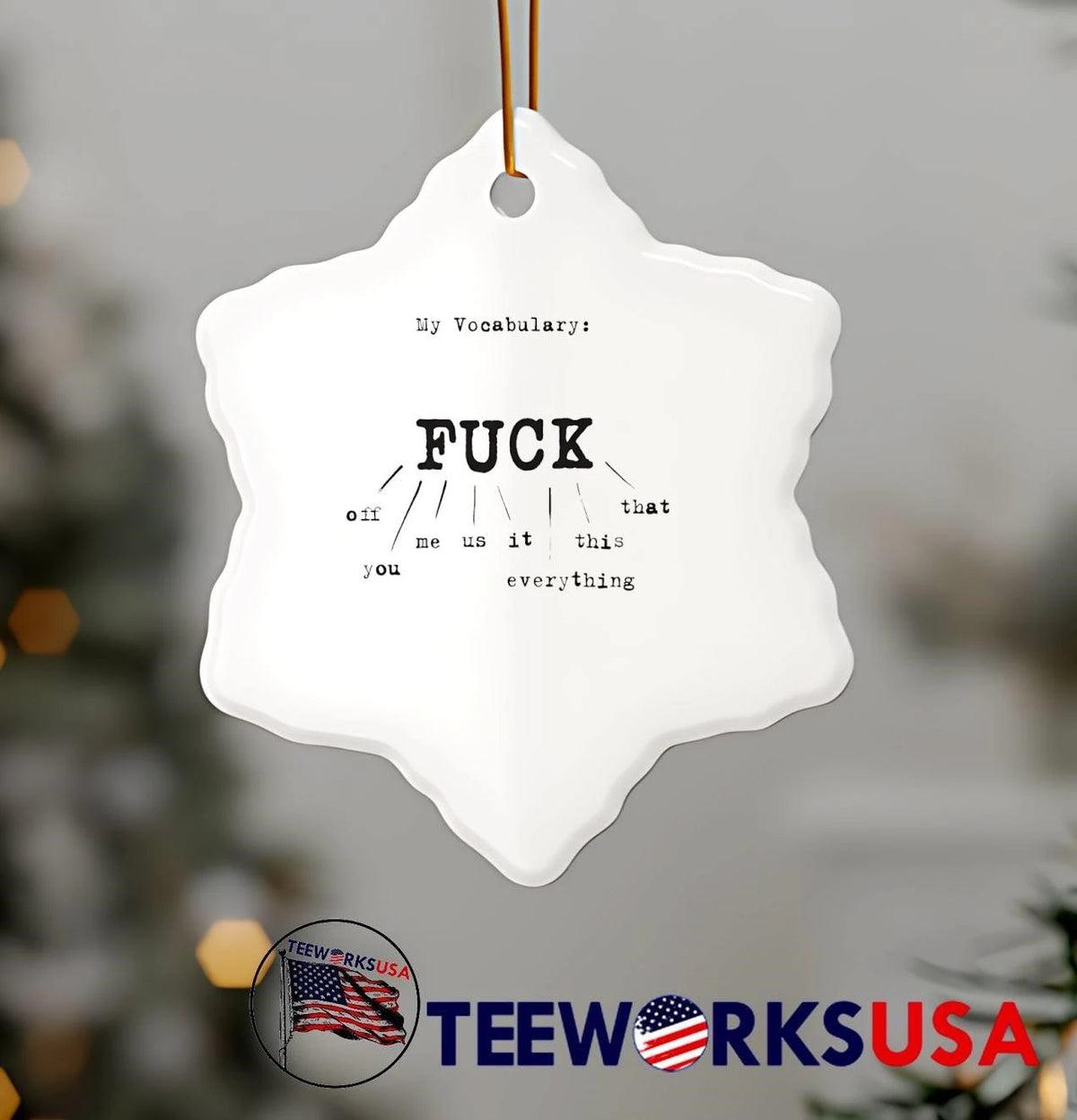 My Vocabulary' Fuck off you me us it this everything - Adult & Kids T-Shirts, Sweatshirts & Hoodies apparel design preview 5