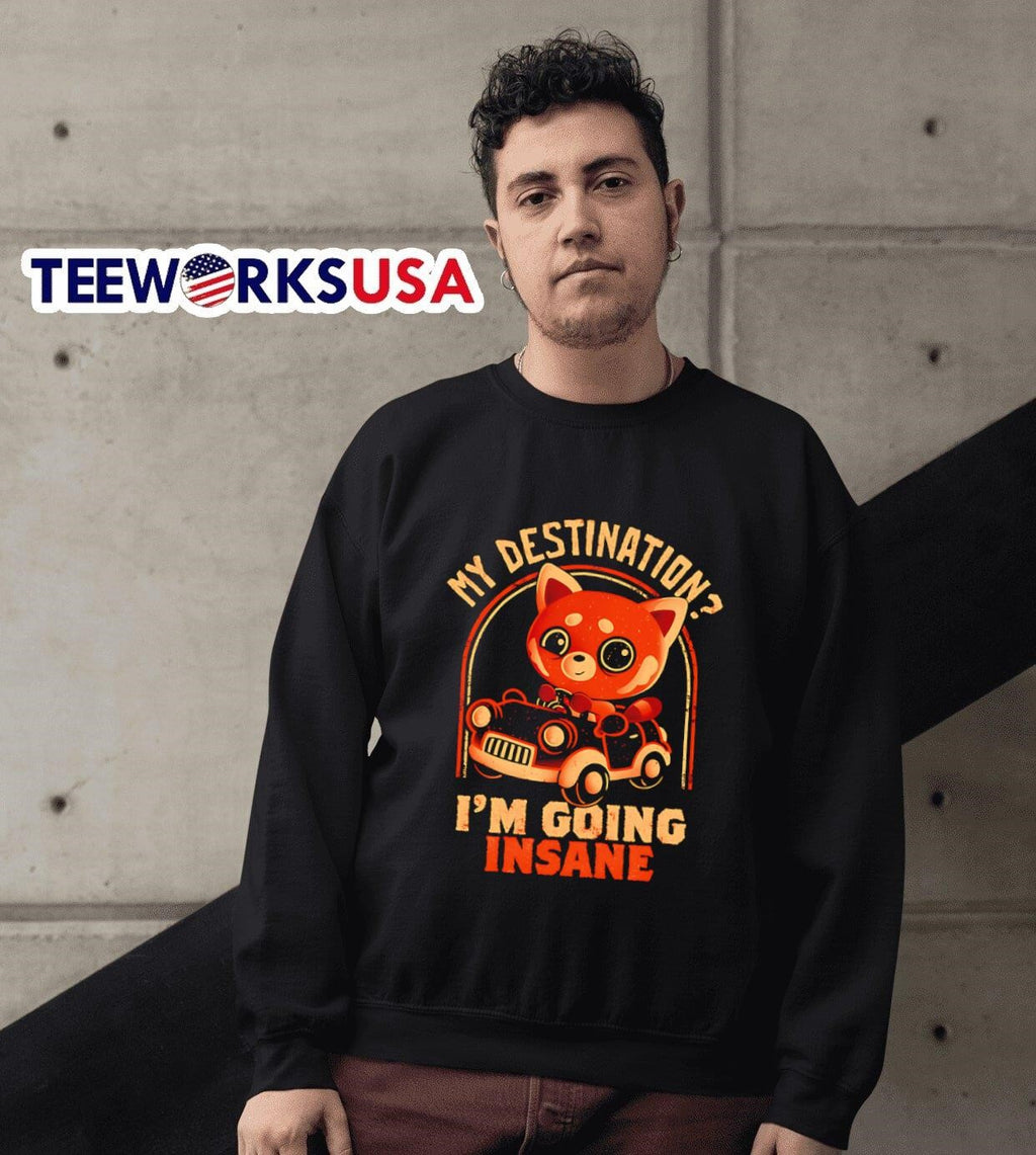 My destination I'm going insane - Adult & Kids T-Shirts, Sweatshirts & Hoodies apparel design preview 6