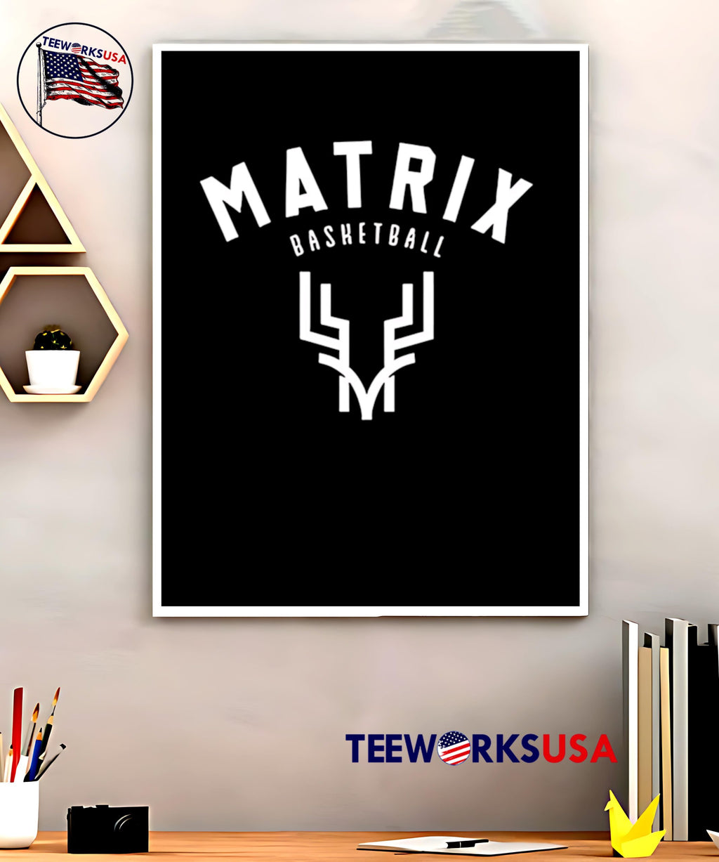 NS Matrix White basketball - Adult & Kids T-Shirts, Sweatshirts & Hoodies apparel design preview 5