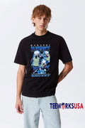 Naruto Shippuden Retro Kakashi Lightning Poses Anime - Adult & Kids T-Shirts, Sweatshirts & Hoodies apparel design preview 1