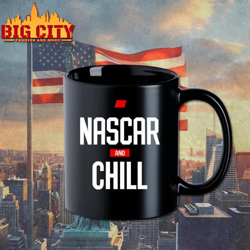 Nascar And Chill Logo - Adult & Kids T-Shirts, Sweatshirts & Hoodies apparel design preview 3