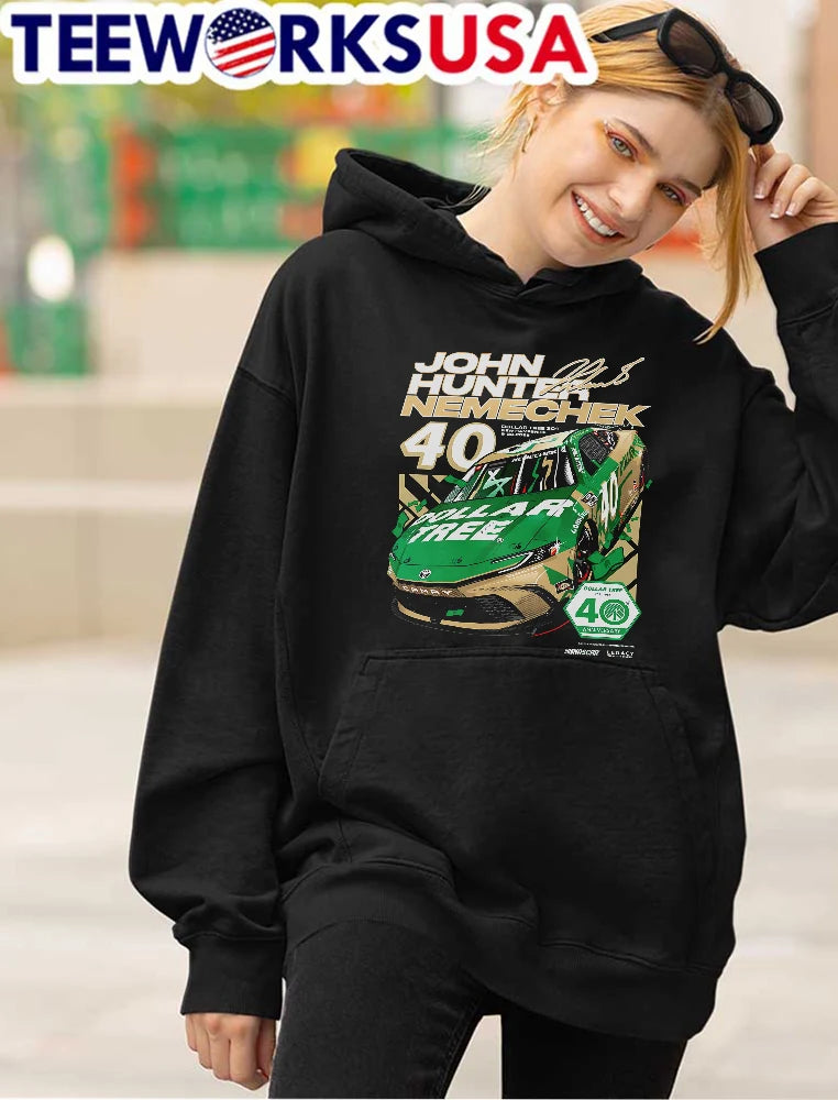 Nascar Dollar Tree 301 New Hampshire Est 1986 John - Adult & Kids T-Shirts, Sweatshirts & Hoodies apparel design preview 4