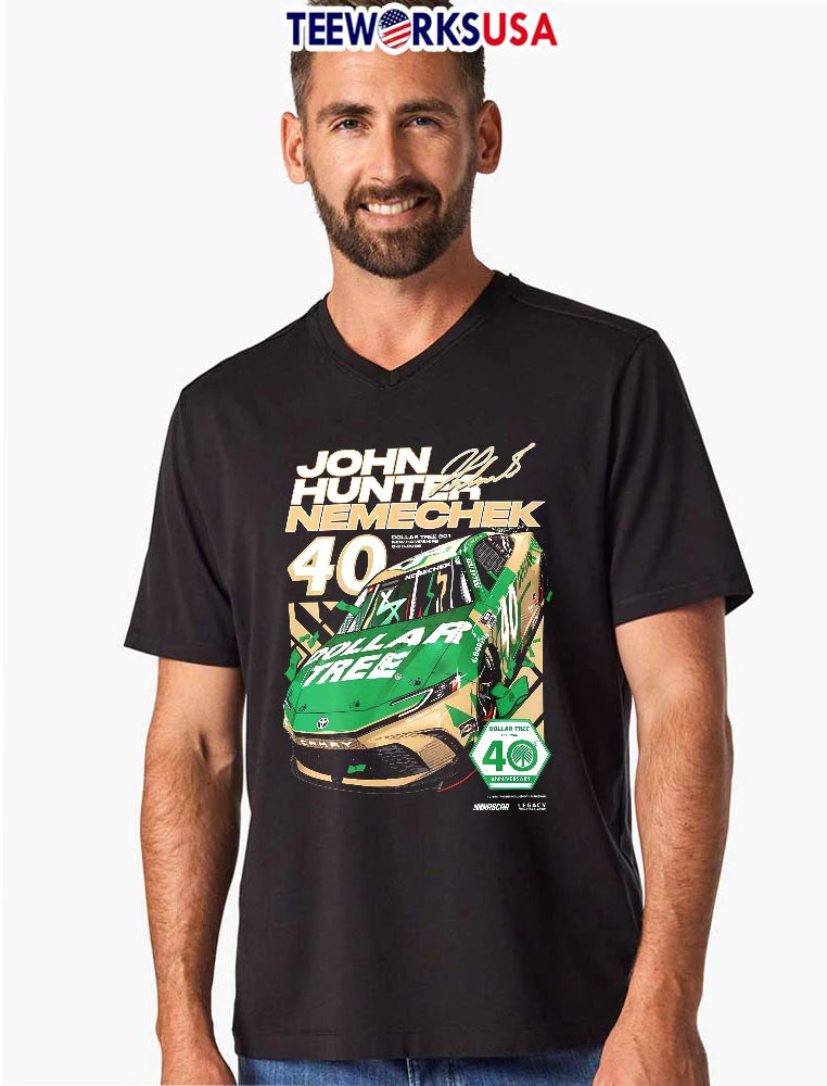 Nascar Dollar Tree 301 New Hampshire Est 1986 John - Adult & Kids T-Shirts, Sweatshirts & Hoodies apparel design preview 8