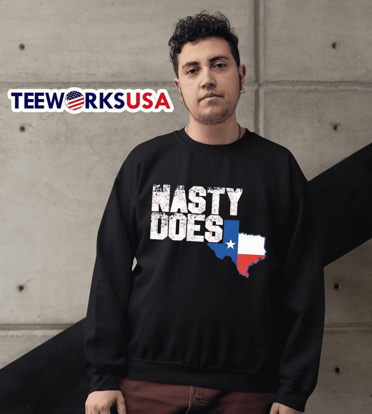 Nasty Leroy Does Texas - Adult & Kids T-Shirts, Sweatshirts & Hoodies apparel design preview 6