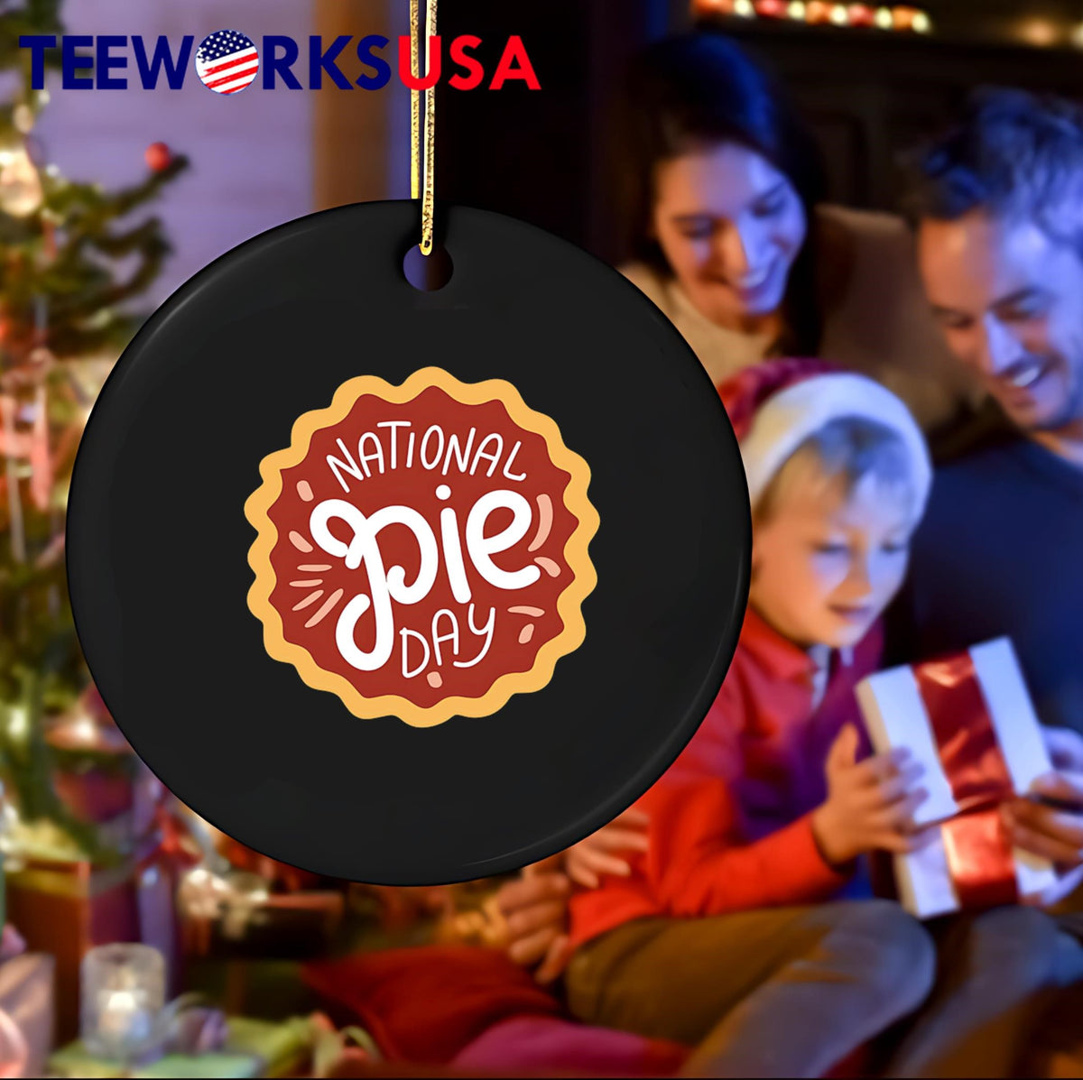 National Pie Day logo - Adult & Kids T-Shirts, Sweatshirts & Hoodies apparel design preview 4