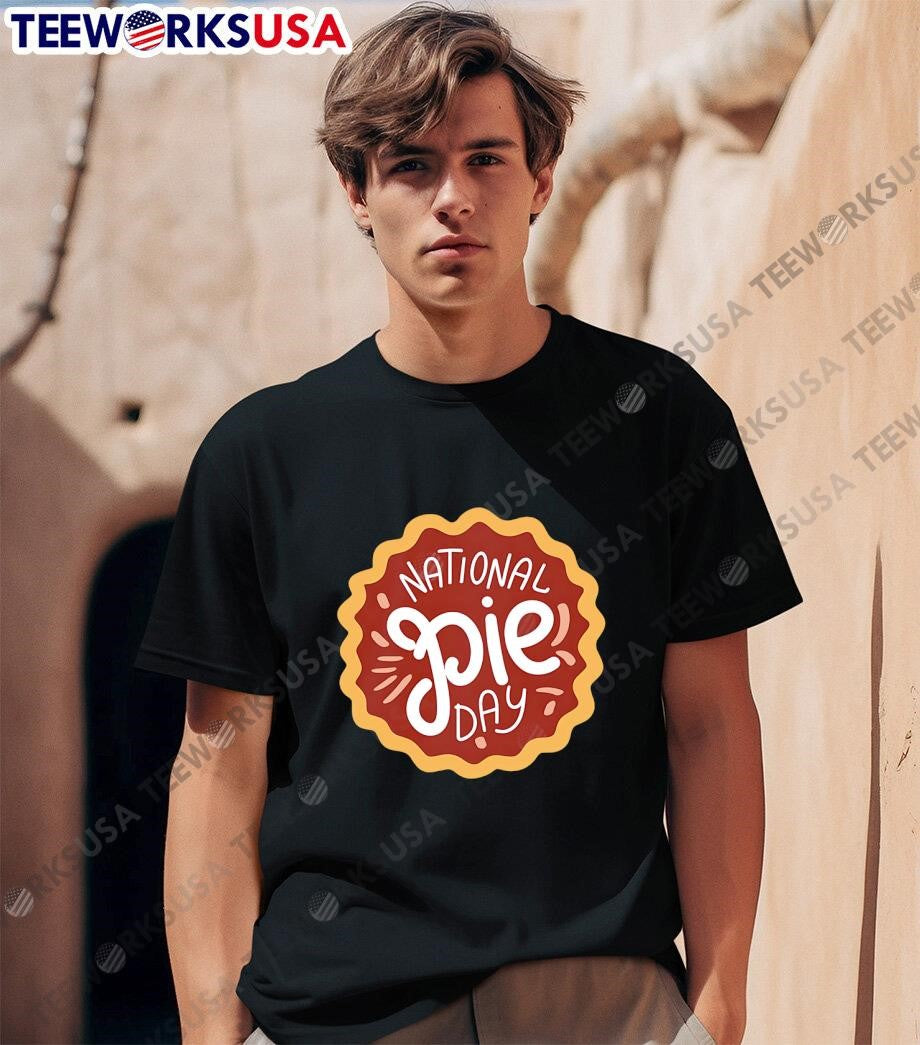 National Pie Day logo - Adult & Kids T-Shirts, Sweatshirts & Hoodies apparel design preview 1