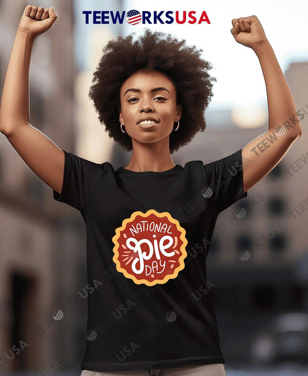 National Pie Day logo - Adult & Kids T-Shirts, Sweatshirts & Hoodies apparel design preview 7