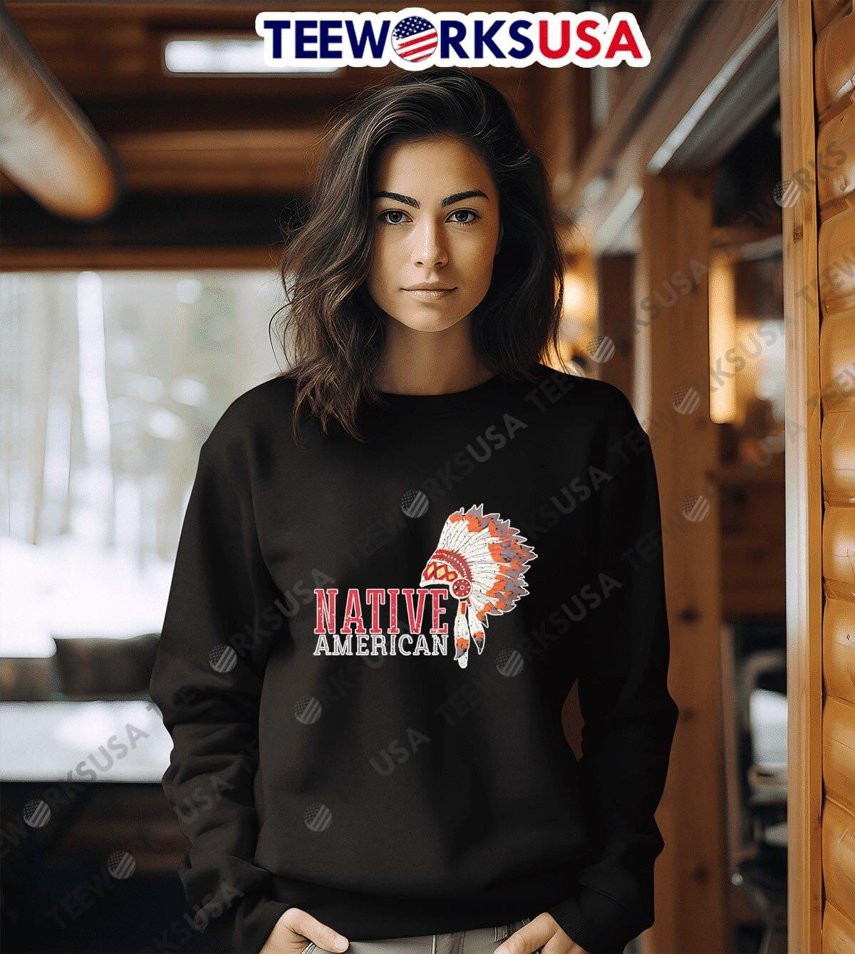Native American - Adult & Kids T-Shirts, Sweatshirts & Hoodies apparel design preview 6