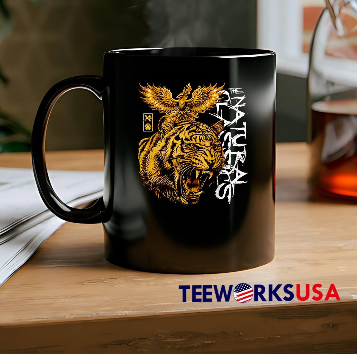 Natural Classics Golden tiger - Adult & Kids T-Shirts, Sweatshirts & Hoodies apparel design preview 2