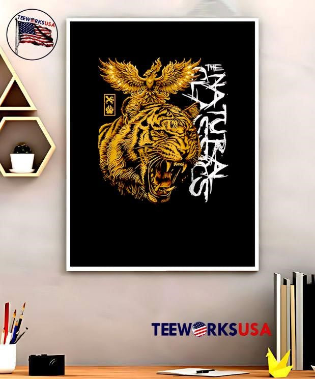 Natural Classics Golden tiger - Adult & Kids T-Shirts, Sweatshirts & Hoodies apparel design preview 5