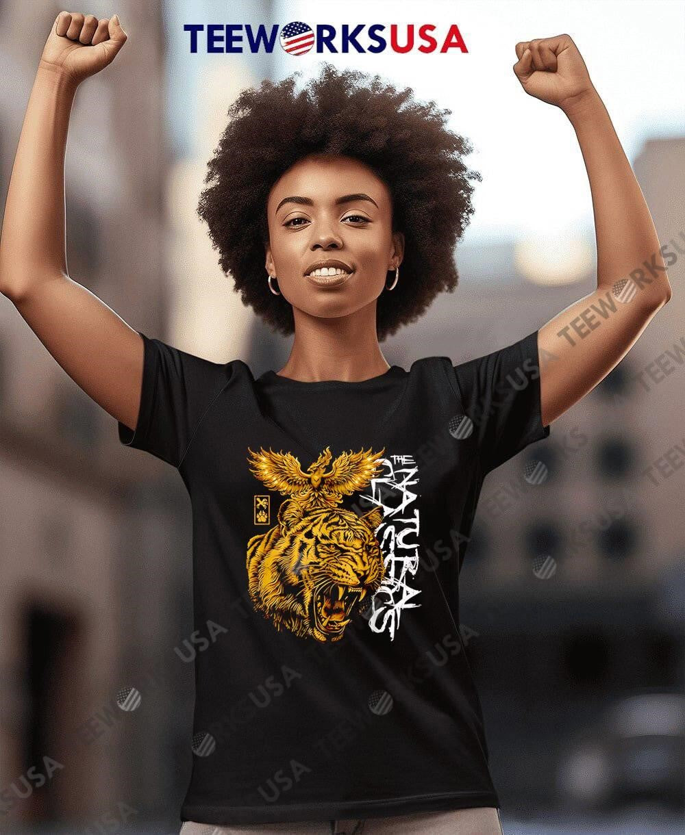 Natural Classics Golden tiger - Adult & Kids T-Shirts, Sweatshirts & Hoodies apparel design preview 8