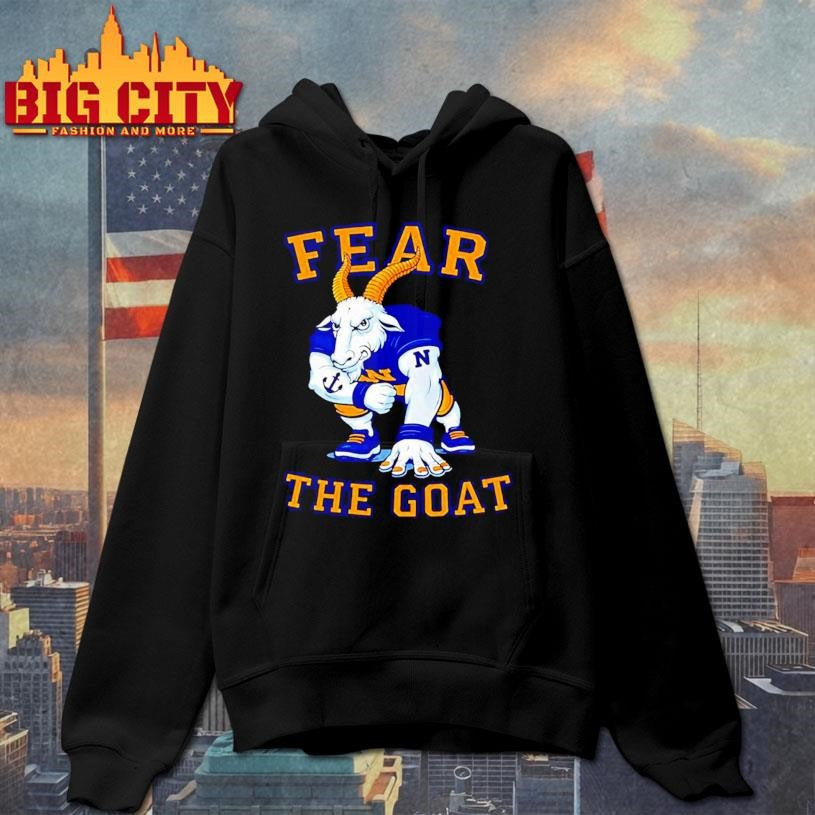Navy Midshipmen Fear The Goat - Adult & Kids T-Shirts, Sweatshirts & Hoodies apparel design preview 2