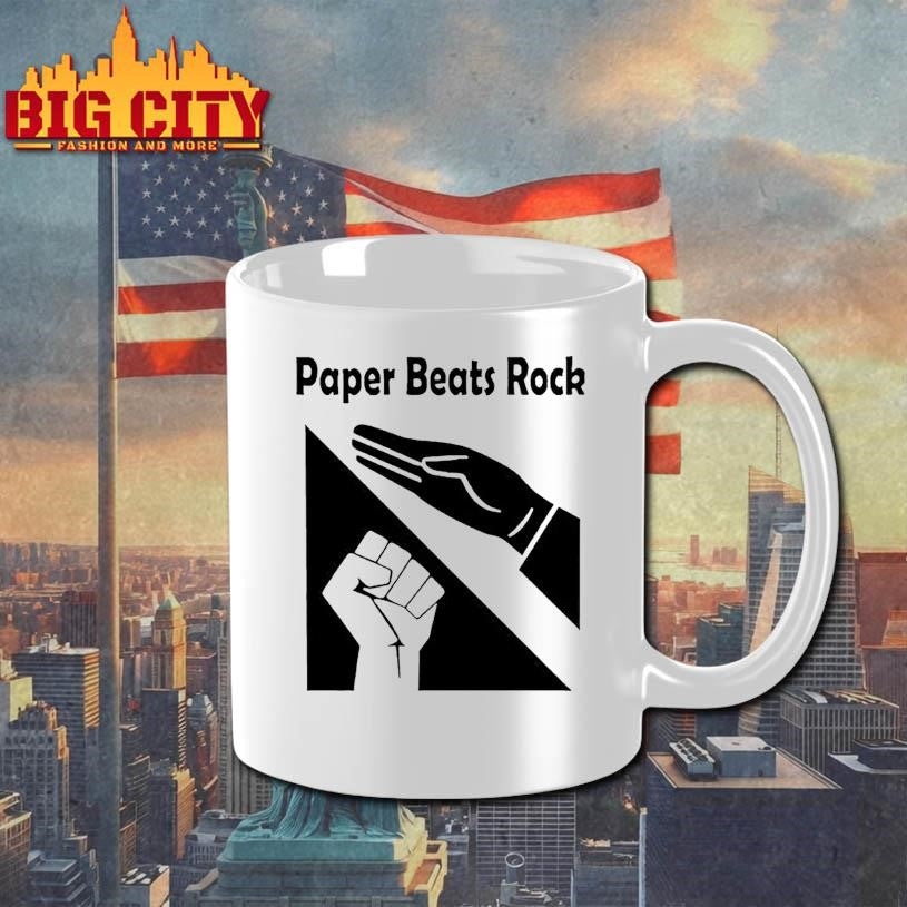 Nazi Salute Paper Beats Rock - Adult & Kids T-Shirts, Sweatshirts & Hoodies apparel design preview 3
