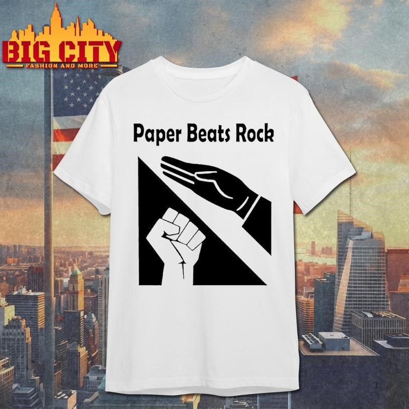Nazi Salute Paper Beats Rock - Adult & Kids T-Shirts, Sweatshirts & Hoodies apparel design preview 1