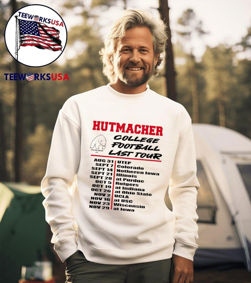 Nebraska Huskers Nash Hutmacher college football last - Adult & Kids T-Shirts, Sweatshirts & Hoodies apparel design preview 3