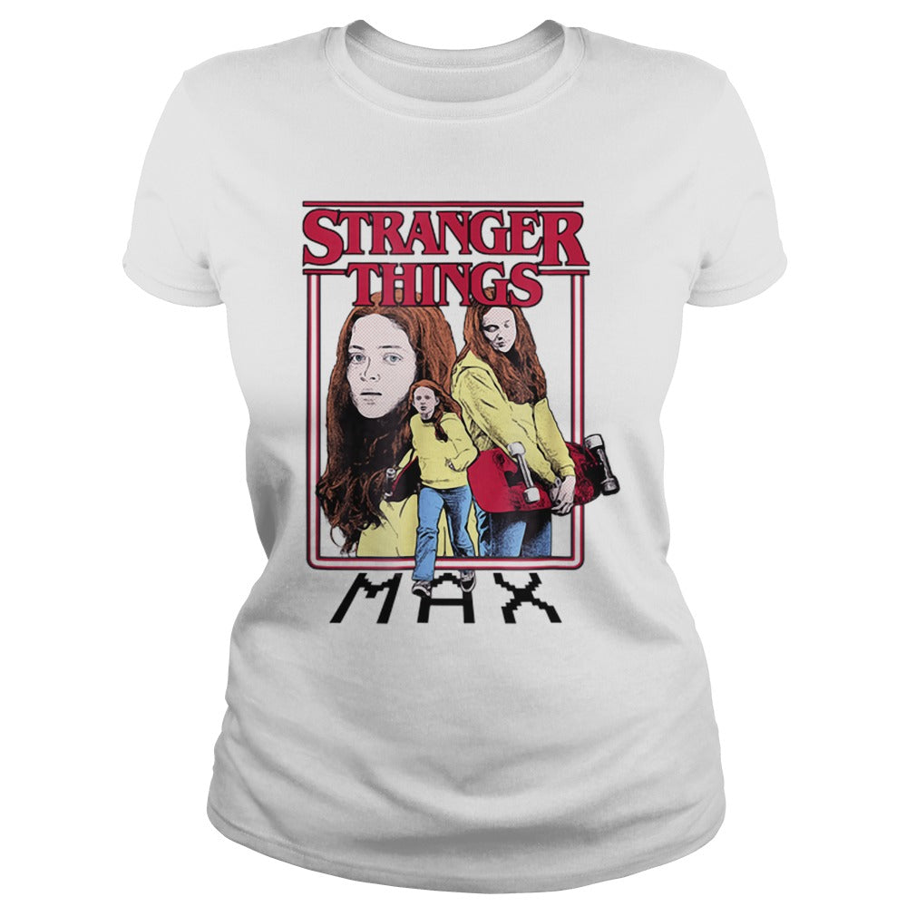 Netflix Stranger Things Max - Adult & Kids T-Shirts, Sweatshirts & Hoodies apparel design preview 2