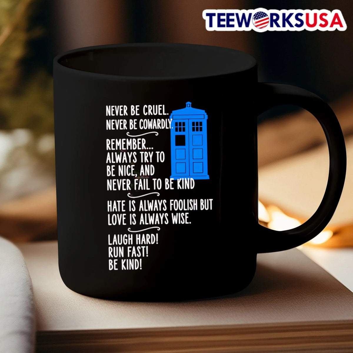 Never Be Cruel Cowardly Remember Always Try to Nice - Adult & Kids T-Shirts, Sweatshirts & Hoodies apparel design preview 3