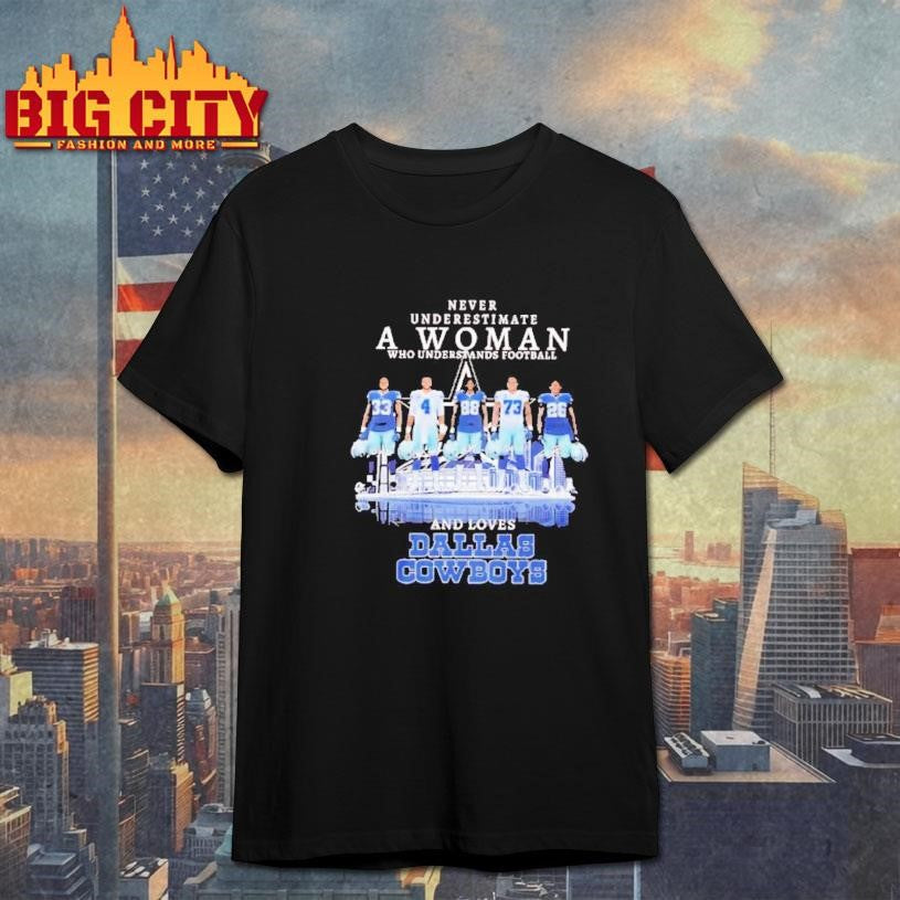 Never Underestimate A Woman Understands Football - Adult & Kids T-Shirts, Sweatshirts & Hoodies apparel design preview 1
