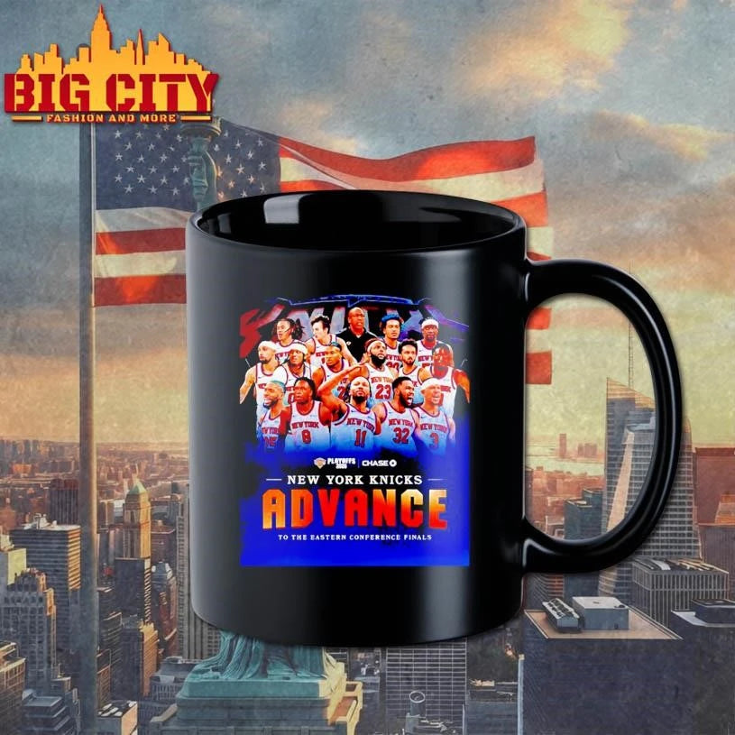 New York Knicks advance to the Eastern Conference - Adult & Kids T-Shirts, Sweatshirts & Hoodies apparel design preview 3