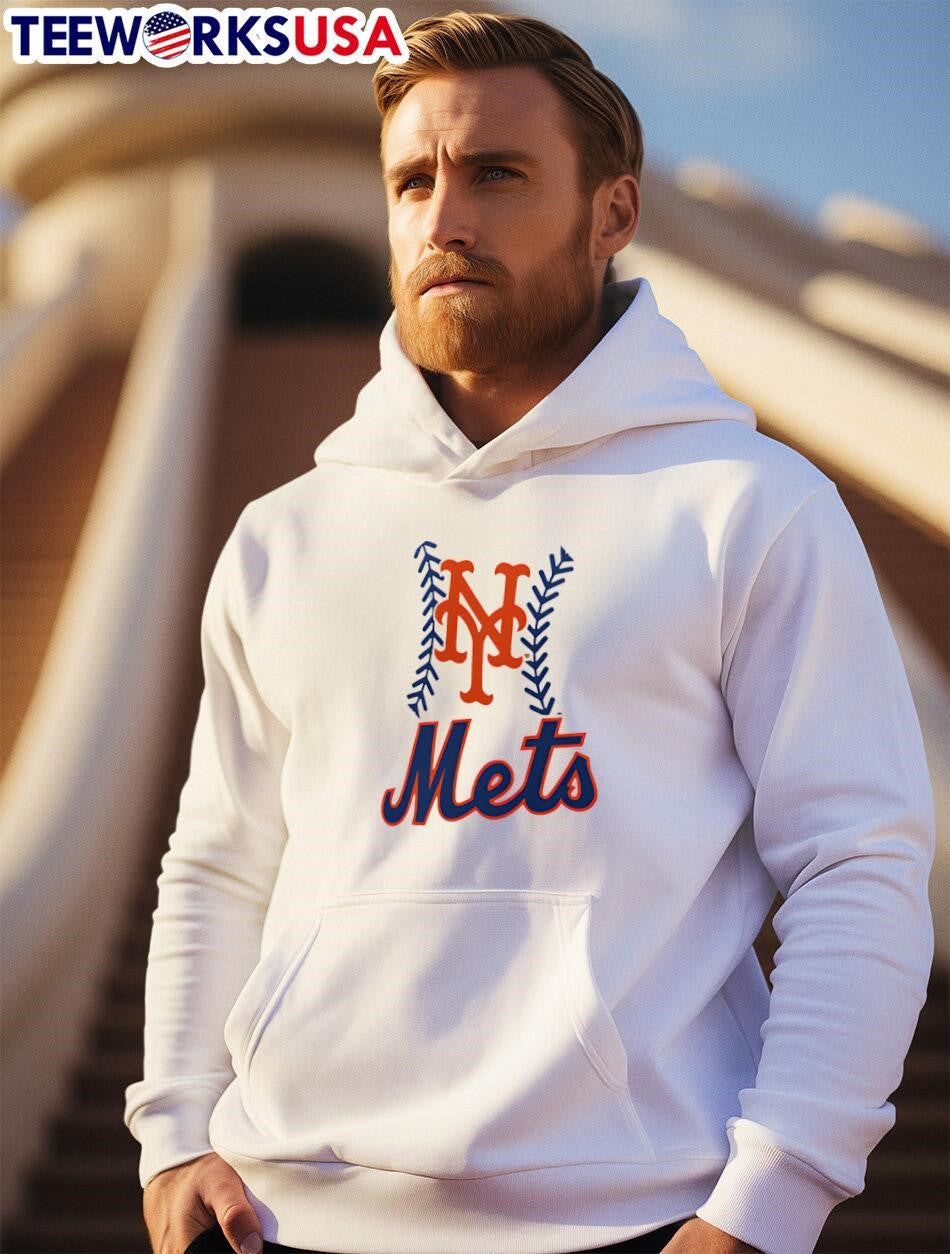 New York Mets logo - Adult & Kids T-Shirts, Sweatshirts & Hoodies apparel design preview 2