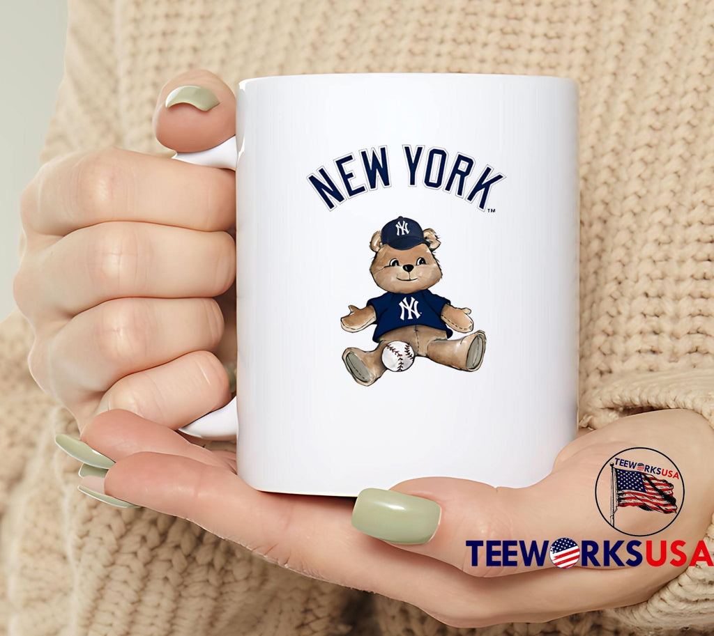 New York Yankees Teddy Bear - Adult & Kids T-Shirts, Sweatshirts & Hoodies apparel design preview 6
