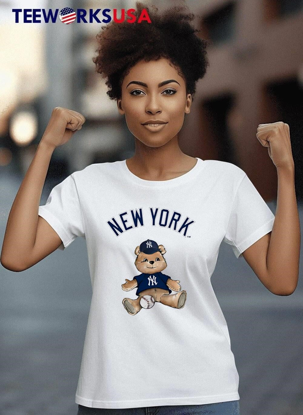 New York Yankees Teddy Bear - Adult & Kids T-Shirts, Sweatshirts & Hoodies apparel design preview 8