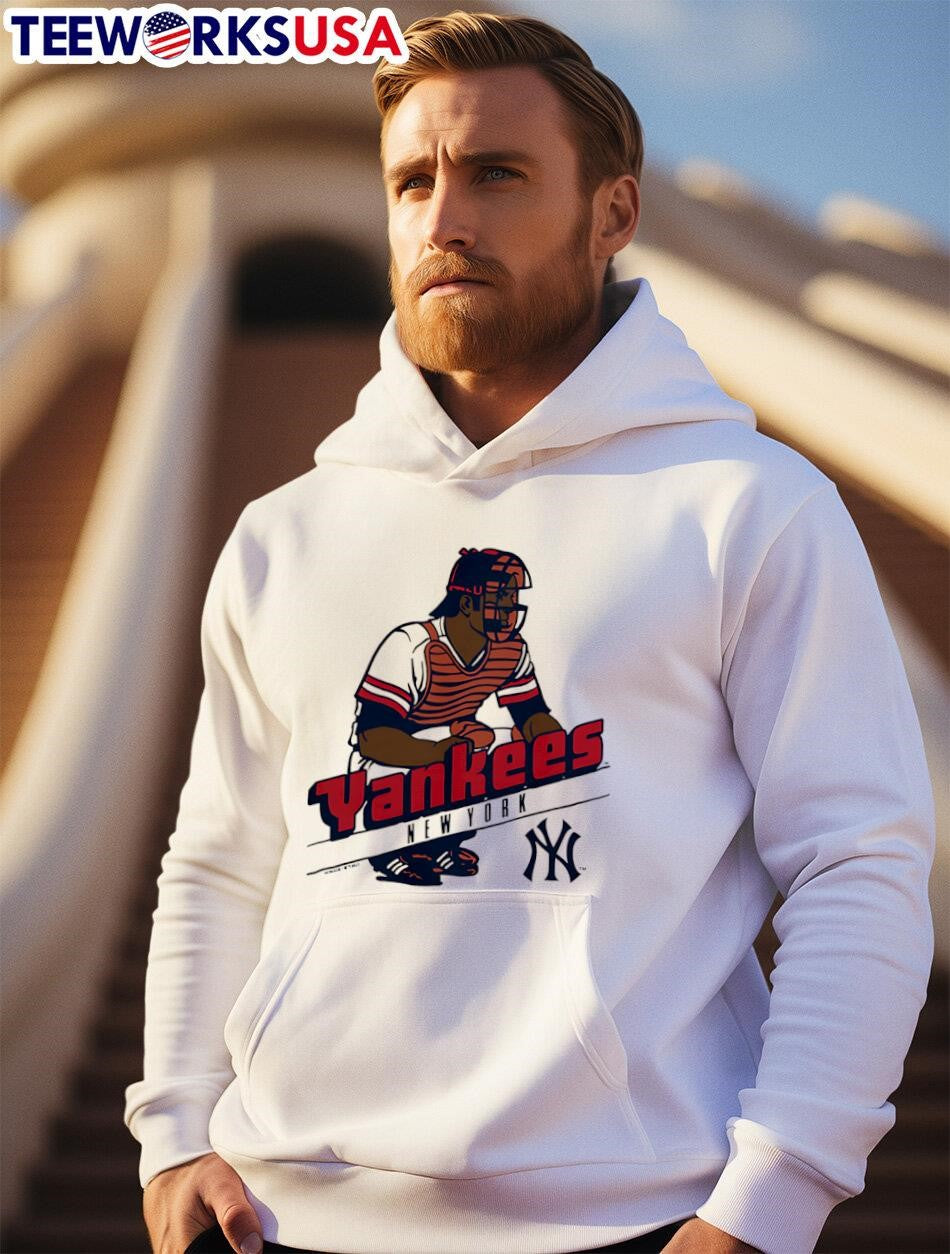 New York Yankees ball catcher - Adult & Kids T-Shirts, Sweatshirts & Hoodies apparel design preview 2