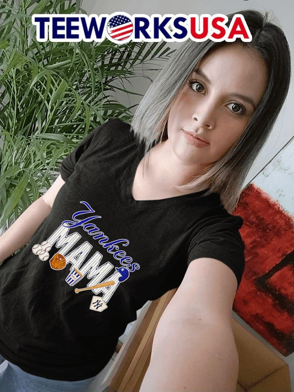 New York Yankees mama baseball - Adult & Kids T-Shirts, Sweatshirts & Hoodies apparel design preview 7