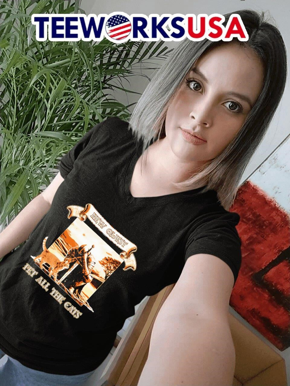 New quest pet all the cats - Adult & Kids T-Shirts, Sweatshirts & Hoodies apparel design preview 7