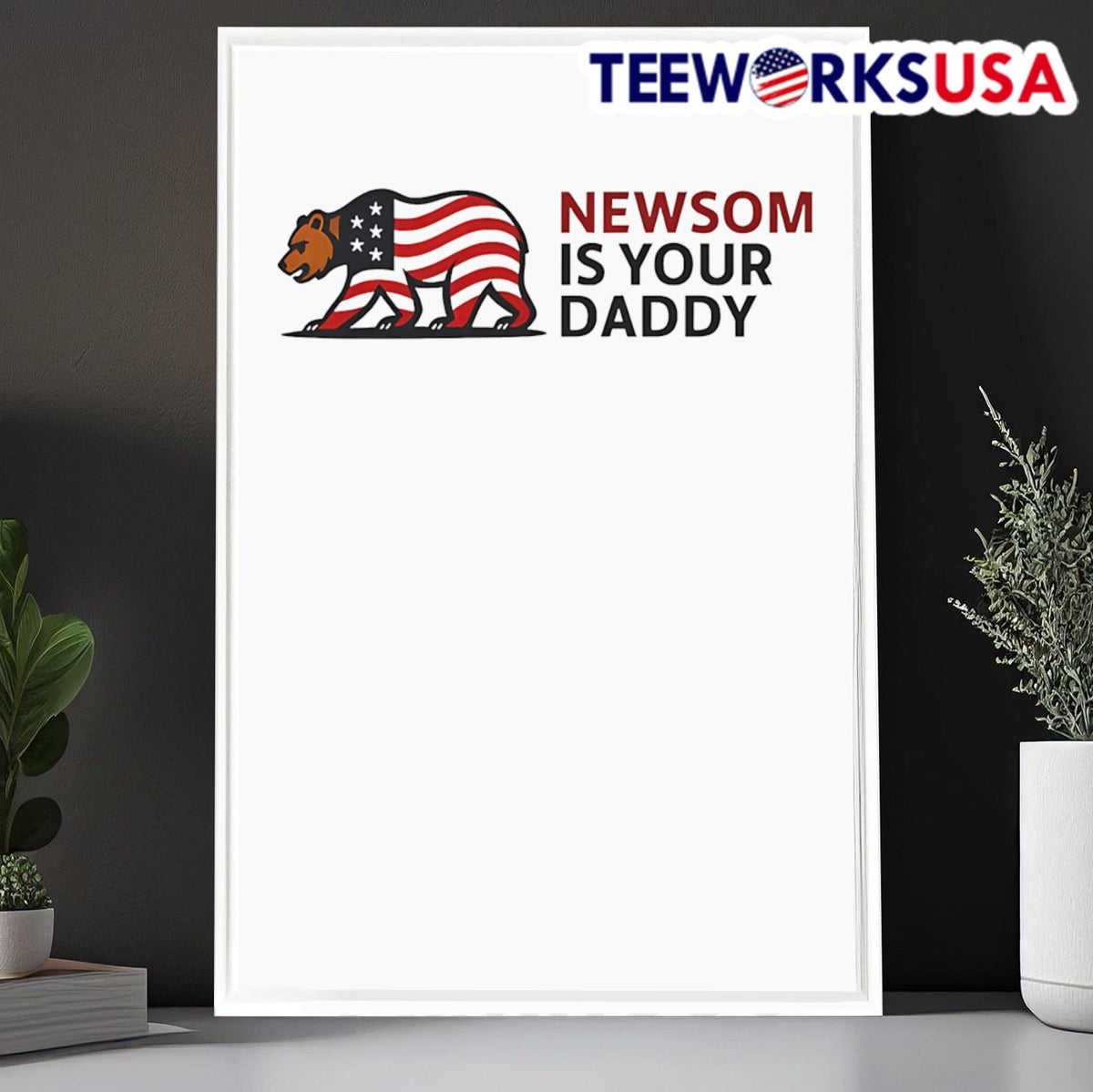 Newsom is your daddy - Adult & Kids T-Shirts, Sweatshirts & Hoodies apparel design preview 6