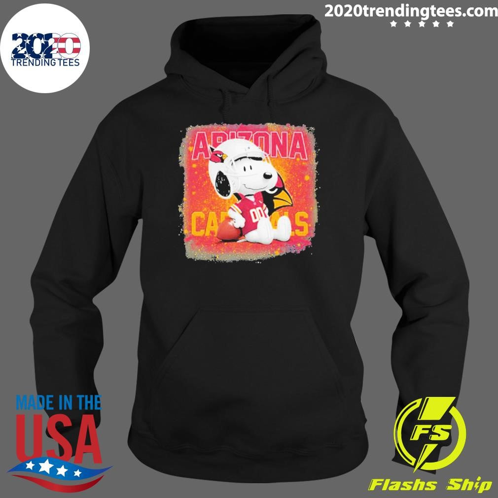 Nice Arizona Cardinals Mix Snoopy - Adult & Kids T-Shirts, Sweatshirts & Hoodies apparel design preview 2