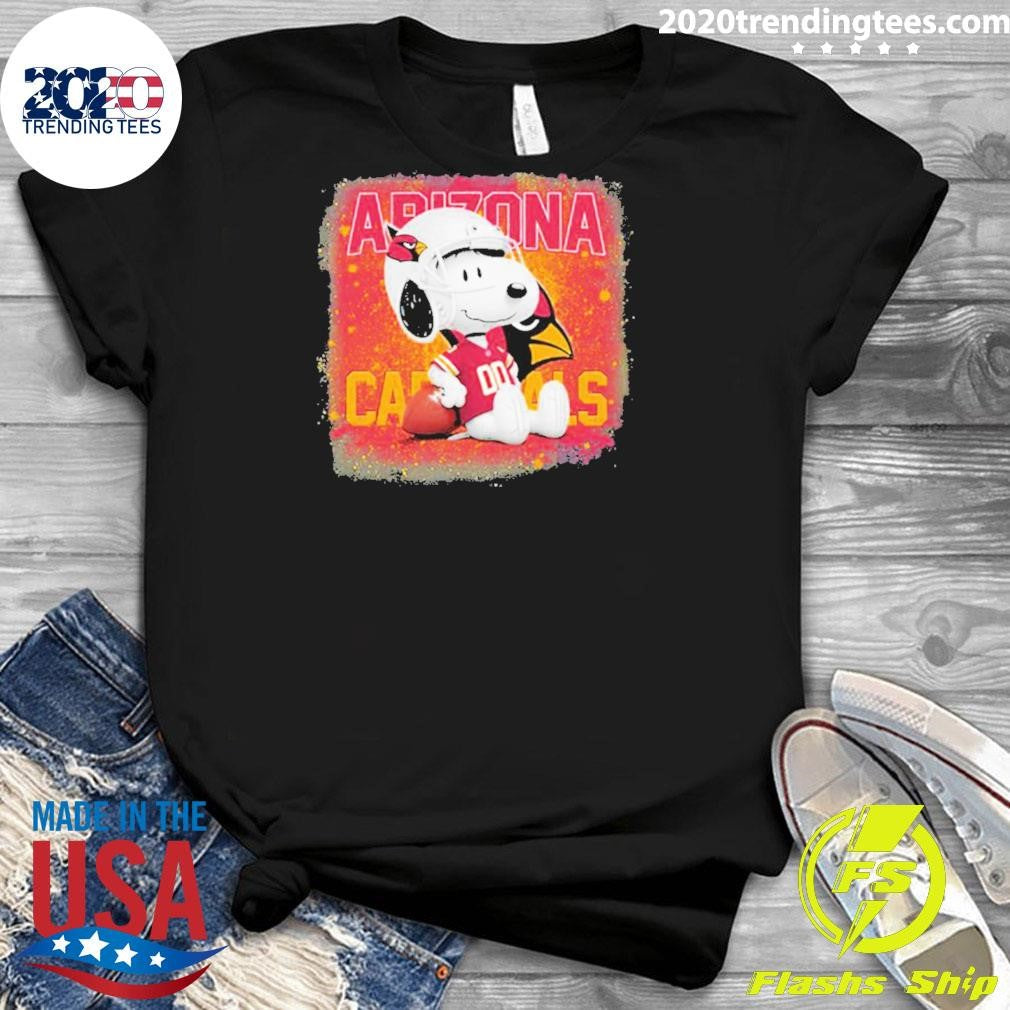 Nice Arizona Cardinals Mix Snoopy - Adult & Kids T-Shirts, Sweatshirts & Hoodies apparel design preview 3