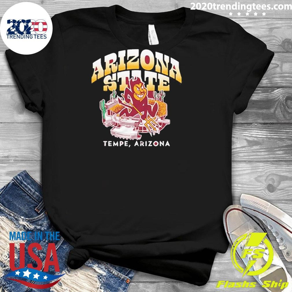 Nice Arizona State Sun Devils Mascot Football Tempe - Adult & Kids T-Shirts, Sweatshirts & Hoodies apparel design preview 3