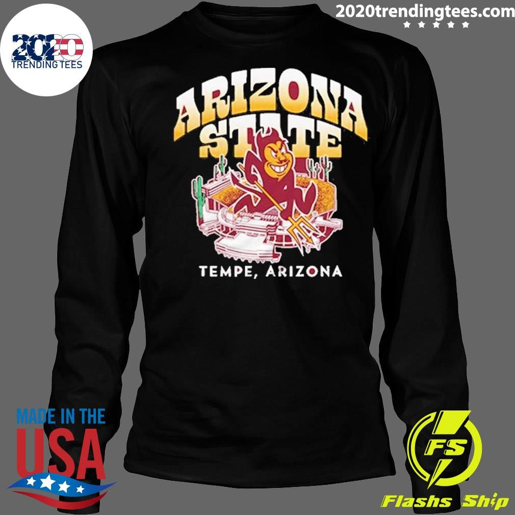 Nice Arizona State Sun Devils Mascot Football Tempe - Adult & Kids T-Shirts, Sweatshirts & Hoodies apparel design preview 4