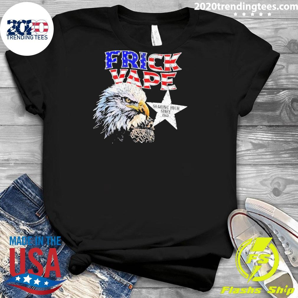 Nice Baylen Levine 4th July Merch Frick Vape Eagle - Adult & Kids T-Shirts, Sweatshirts & Hoodies apparel design preview 3